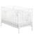 Lit bébé - 120 x 60 cm - Babyprice First - Tout barreaux - En bois blanc BLANC 1 - vertbaudet enfant 