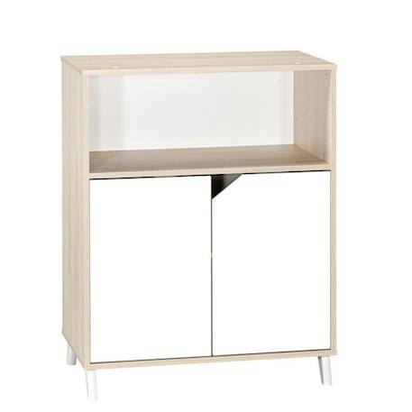 Commode à langer - Babyprice - Scandi naturel - 2 portes - 1 niche - En bois BEIGE 2 - vertbaudet enfant 