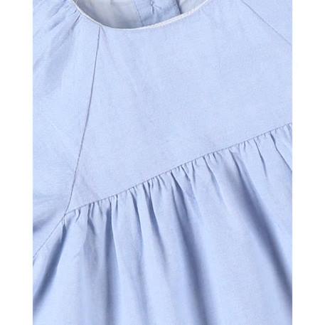 Robe Chambray ciel BLEU 4 - vertbaudet enfant 