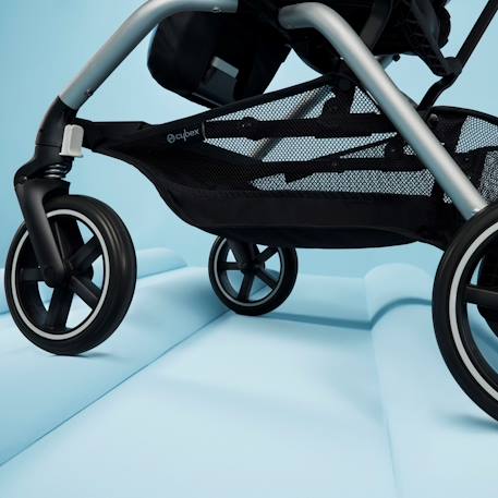 Poussette réversible tout-terrain CYBEX Gold Eezy S Twist+ 2 (2024) Fog grey+Magic black+Stormy blue 4 - vertbaudet enfant 