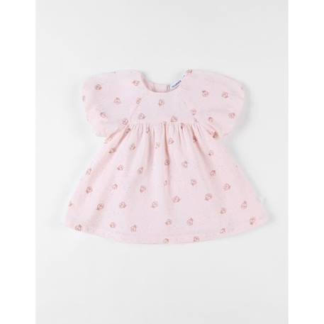 Robe à imprimé fleuri clair ROSE 1 - vertbaudet enfant 