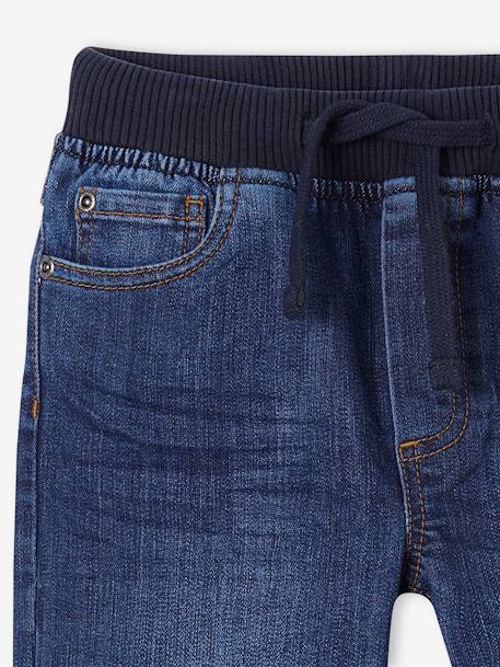 Jean indestructible droit relax garçon facile à enfiler denim brut+denim gris+stone 4 - vertbaudet enfant 