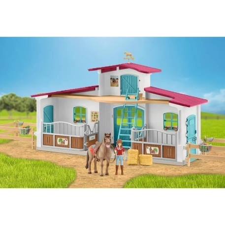 Centre Équestre, coffret figurines avec 75 éléments inclus dont 1 cheval, dès 5 ans, schleich 72222 Horse club BLANC 2 - vertbaudet enfant 