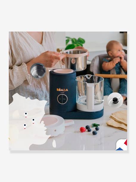 Robot cuiseur 6 en 1 BEABA Babycook Neo bleu nuit+eucalyptus+gris et blanc 15 - vertbaudet enfant 