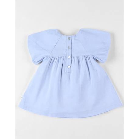 Robe Chambray ciel BLEU 3 - vertbaudet enfant 