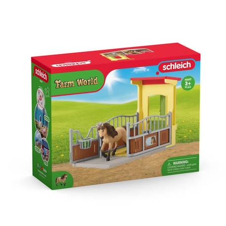 Box avec Poney Icelandais - Extension Ferme Educative, Coffret schleich avec 1 box et 1 figurine poney, pour enfants dès 3 ans - VERT 6 - vertbaudet enfant 