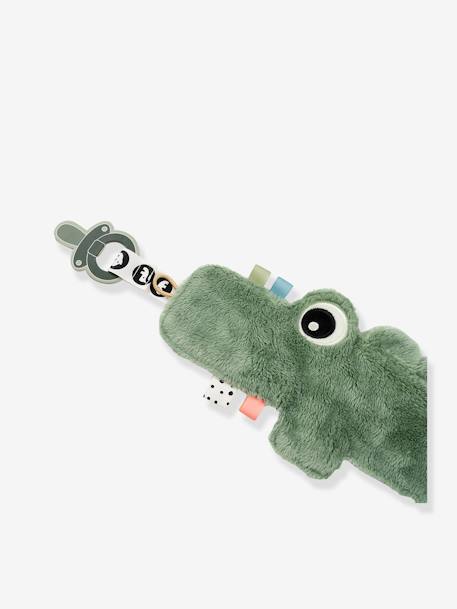 Doudou attache-sucette Croco DONE BY DEER vert 5 - vertbaudet enfant 