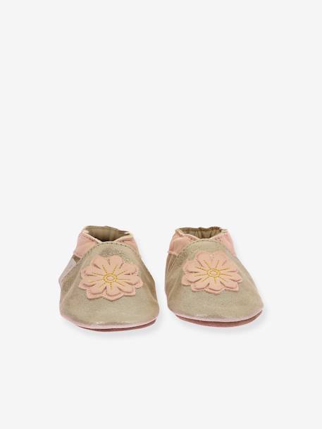 Chaussons cuir souple bébé Just a Flower 974500 - ROBEEZ© beige doré 5 - vertbaudet enfant 