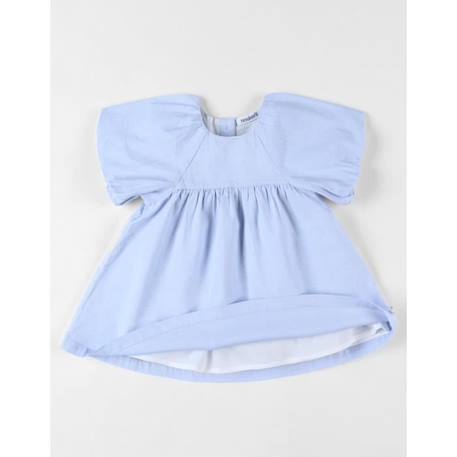 Robe Chambray ciel BLEU 2 - vertbaudet enfant 