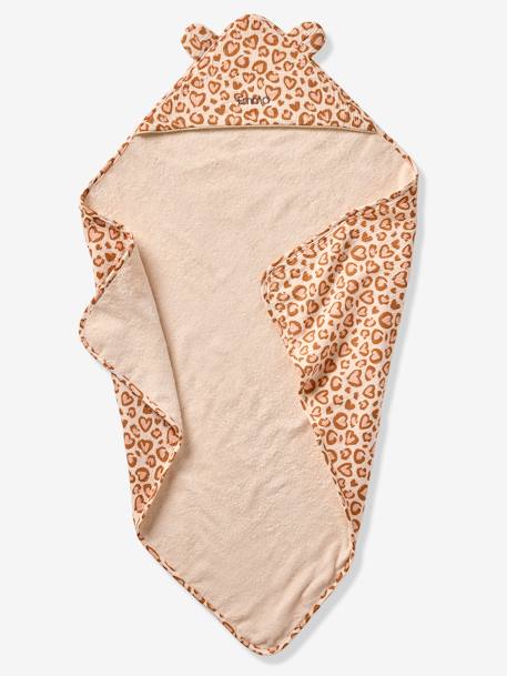 Cape de bain gaze de coton personnalisable LOVELY LÉO noisette 3 - vertbaudet enfant 