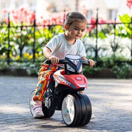Draisienne Moto Street Champion avec roues silencieuses - FALK - Dès 2 ans - 100% Fabriquée en France - 40% de plastique recyclé GRIS 5 - vertbaudet enfant 