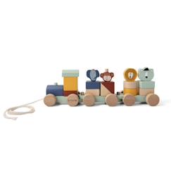 Jouet-Jeux d'imagination-Train en bois animaux - Bois FSC - Enfant - Trixie