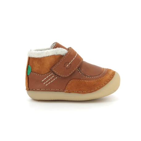 KICKERS Bottillons Soklimb kaki BEIGE+BLEU 1 - vertbaudet enfant 