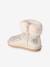 Boots déperlantes zippées fourrées fille' beige doré+marron 3 - vertbaudet enfant 