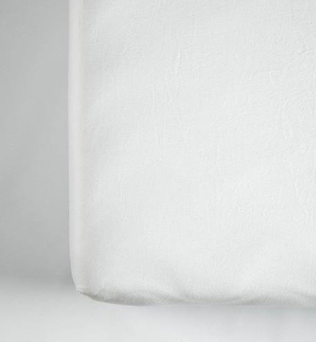 Drap housse pur Coton Bio 1 personne (Blanc - 90 x 190 cm) BLANC 2 - vertbaudet enfant 