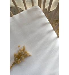 Chambre et rangement-Protège matelas bébé flanelle de coton bio (60 x 120 cm)