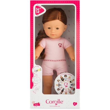 Poupée Corolle - Ma Corolle Prune - 36cm - Corps souple - Personnalisable ROSE 3 - vertbaudet enfant 