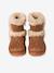 Boots déperlantes zippées fourrées fille' beige doré+marron 13 - vertbaudet enfant 