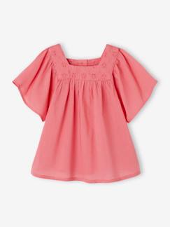 Bébé-Chemise, blouse-Blouse encolure carrée en broderie anglaise bébé