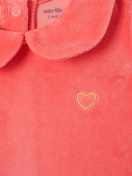 Lot de 2 dors-bien en velours bébé rose 5 - vertbaudet enfant 