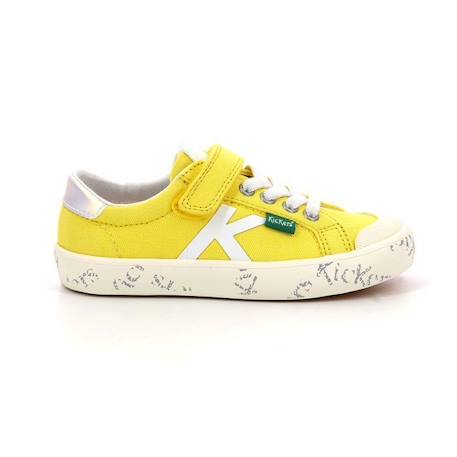 Baskets basses - KICKERS - Gody - Textile - Enfant - Mixte JAUNE 1 - vertbaudet enfant 