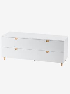 Chambre et rangement-Chambre-Commode 2 tiroirs sous pente LIGNE SMILE