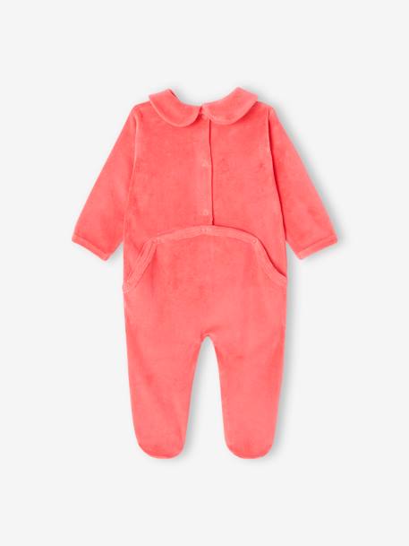 Lot de 2 dors-bien en velours bébé rose 4 - vertbaudet enfant 