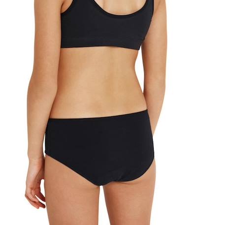 ATHENA Boxer pour règles  Girl by Noir FILLE NOIR 3 - vertbaudet enfant 