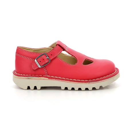 KICKERS Salomés Kick Mary Jane marine BLANC+JAUNE+ROSE 9 - vertbaudet enfant 