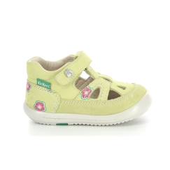 Chaussures-Chaussures fille 23-38-Ballerines, babies-KICKERS Salomés Kiki jaune