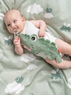 Doudou attache-sucette Croco DONE BY DEER  - vertbaudet enfant