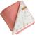 Couverture double face petites plumes - Multicolore - 75 x 100 cm ROUGE 1 - vertbaudet enfant 