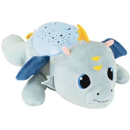 Peluche veilleuse et musicale - JEMINI - LEON LE DRAGON - Bleu - Mixte - 39 cm BLEU 2 - vertbaudet enfant 