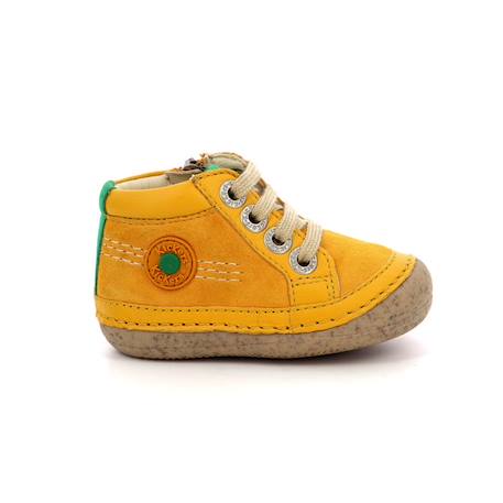 KICKERS Bottillons Sonistreet jaune JAUNE 1 - vertbaudet enfant 