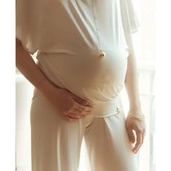 Vêtements de grossesse-Pantalon-Pantalon 7-8ème de grossesse Origin avoine