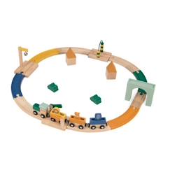 Jouet-Jeux d'imagination-Circuit de train en bois FSC - Trixie