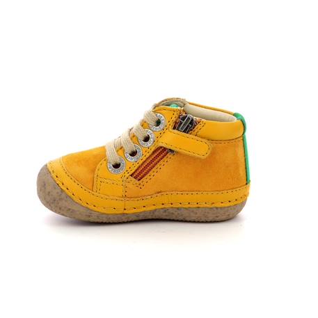 KICKERS Bottillons Sonistreet jaune JAUNE 4 - vertbaudet enfant 