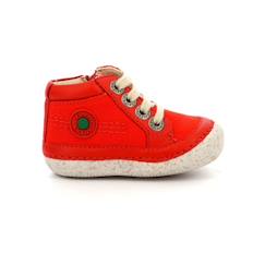 Chaussures-KICKERS Bottillons Sonistreet rouge