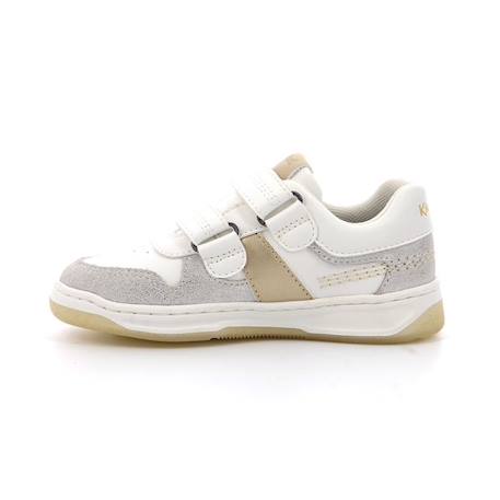 KICKERS Baskets basses Kalido blanc BLANC 4 - vertbaudet enfant 