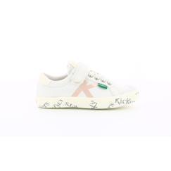 Chaussures-KICKERS Baskets basses Gody blanc Mixte