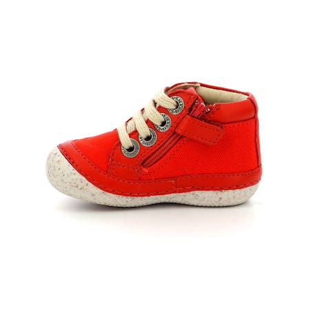 KICKERS Bottillons Sonistreet kaki BLEU+ROUGE+VERT+VERT 8 - vertbaudet enfant 