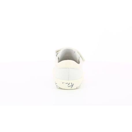 KICKERS Baskets basses Gody blanc Mixte BLANC 3 - vertbaudet enfant 