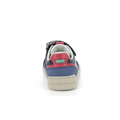 KICKERS Baskets basses Windo marine BLANC+MARRON 3 - vertbaudet enfant 