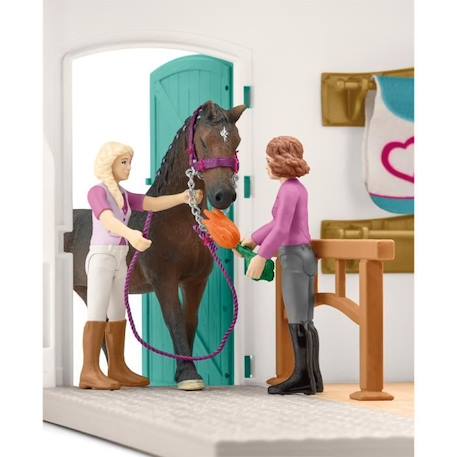 Boutique d'équitation pour chevaux schleich, Coffret schleich avec 67 éléments inclus dont 1 cheval schleich, coffret figurines BLANC 5 - vertbaudet enfant 
