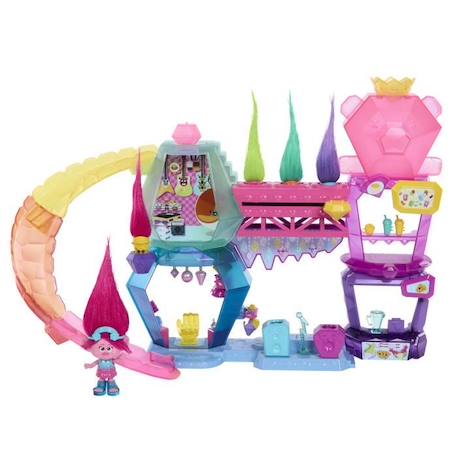 DreamWorks-Les Trolls 3-Coffret Mont Rageous, poupée et accessoires HNF24 ROSE 3 - vertbaudet enfant 