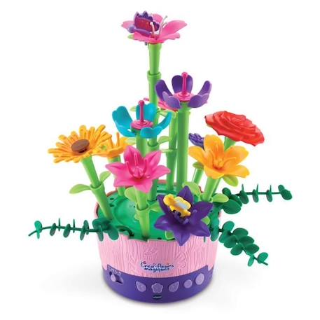 Kit créatif Vtech Créa-fleurs magiques - Bouquet animé en musique - Plastique réutilisé - Blanc BLANC 3 - vertbaudet enfant 