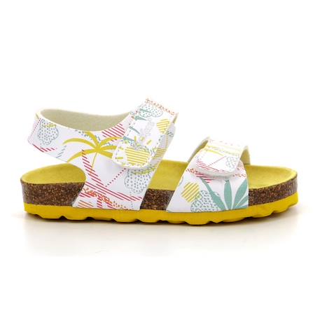 KICKERS Sandales Summerkro BLANC+ROSE 1 - vertbaudet enfant 