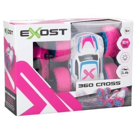 Voiture télécommandée 360 CROSS ROSE à batterie - Exost - Vitesse 10 km/h - Pour enfant dès 5 ans ROSE 6 - vertbaudet enfant 