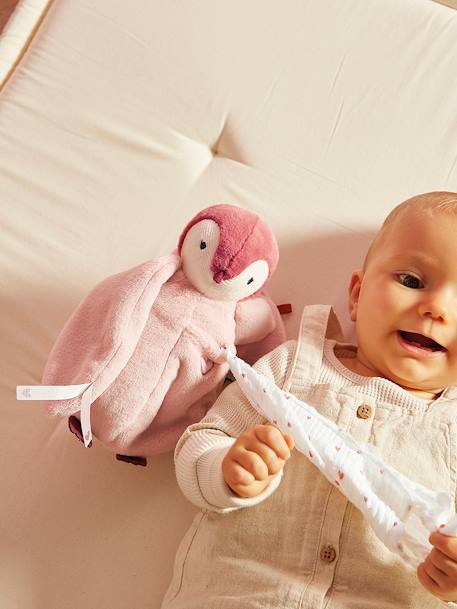 Peluche à bisous manchot Complices - KALOO rose 1 - vertbaudet enfant 