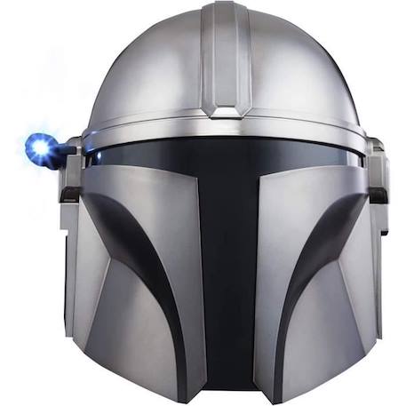 Casque électronique The Mandalorian, Casque premium pour cosplay, dès 14 ans, Star Wars The Black Series GRIS 1 - vertbaudet enfant 